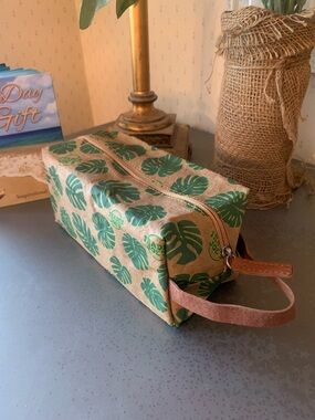 Trader Joe's Dopp Kit, washable, reusable and durable zippered paper bag.